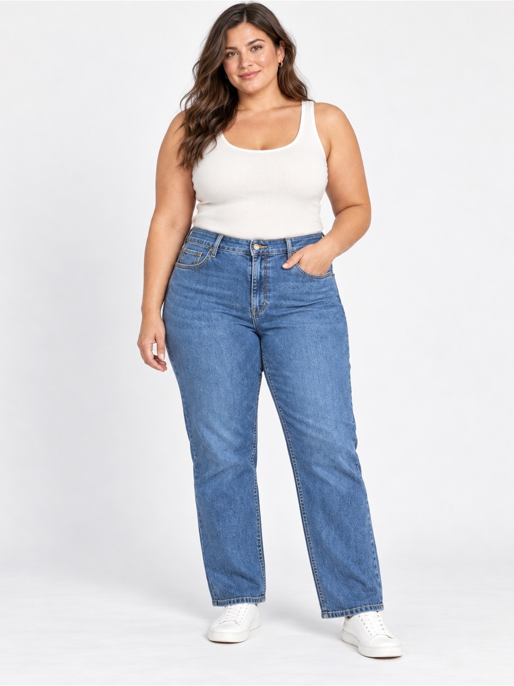 L.L.Bean Classic Fit Stretch Jeans Women’s 18 Regular Medium Wash Straight Leg